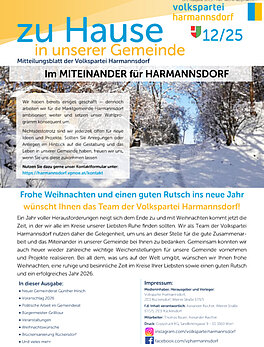 Gemeindeparteizeitung Dezember 2025